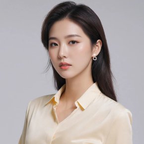 14k 프라하 스퀘어 귀걸이 [주문제작]