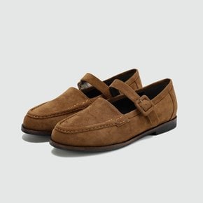 [최초가 89,000] 아이비 클래식 스웨이드 메리제인 로퍼 S23F136cm_camel