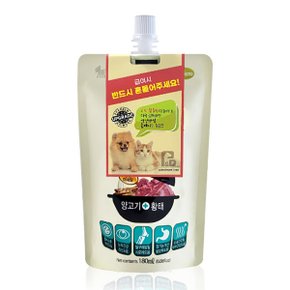 헬시브로스 프리미엄육수 양고기황태 180ml 강아지 고양이 보양식