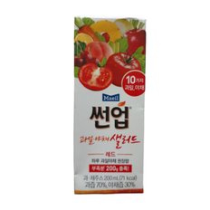 매일유업 썬업 과일 야채 샐러드 레드 200ml 72개