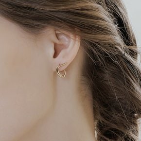14K Luna Arc 귀걸이 NNW00170E