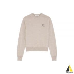 메종키츠네 24FW FOXHEAD PATCH REGULAR JUMPER (MW00801KT1036-H218) (폭스헤드