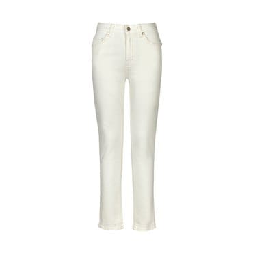 A.O.W 2020FW 자수 화이트 데님_ A20CDM108
