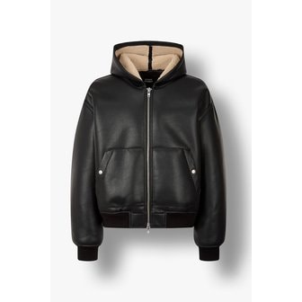 STUDIO TOMBOY [MEN] 신세틱 레더 후디 점퍼 9155461132099