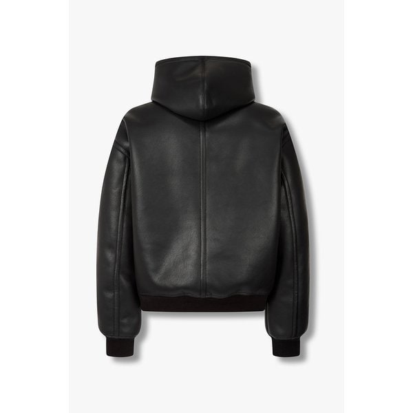 [MEN] 신세틱 레더 후디 점퍼 9155461132099