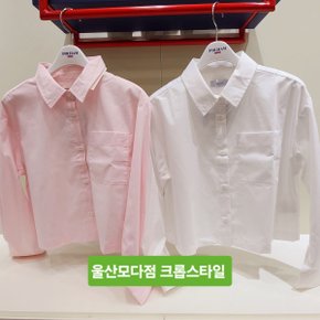 2025년 부드럽고 구김적은 원단 여아 크롭셔츠2020