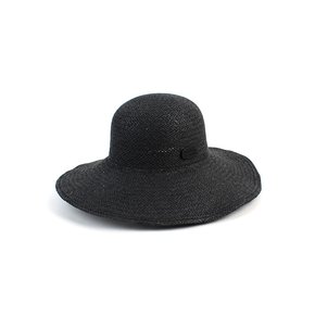 Summer Black Round Panama Hat 여름페도라