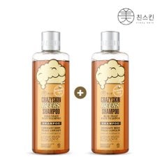 [무료배송+55%OFF][미친스킨]맥주효모 샴푸 300g 1+1(증정)샘플 파우치 6매