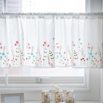 씨엘 가든 바란스 자수커튼 (가로170 x 세로35cm)