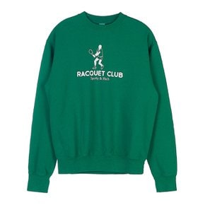 라켓 클럽 크루넥 맨투맨 RACQUET CLUB CREWNECK GRASS WHITE