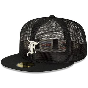 뉴에라 [해외] 825386 MLB 모자 x Fear of God Mesh 59FIFTY Black