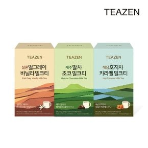 밀크티 3종혼합 얼그레이바닐라+말차초코+호지차카라멜 60스틱