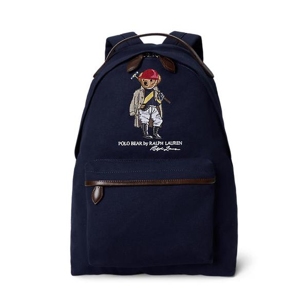 남성 폴로 베어 캔버스 백팩(MAPOBGS01320217410)