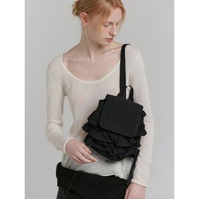 FRILL MINI BACKPACK [BLACK]