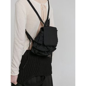 FRILL MINI BACKPACK [BLACK]