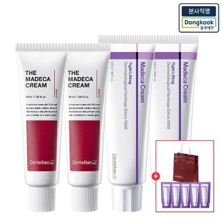 동국제약 [본사직영]크림 타이트리프팅 50ml 2개+마데카크림 45ml 2개+타이트리프팅 1ml 5매+쇼핑백