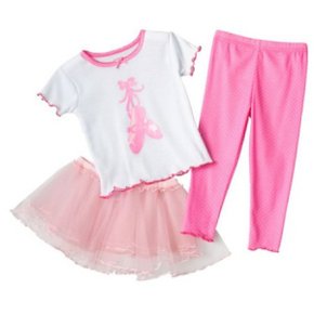 Carters Ballet Shoe Pajama 3Set 820015 - 18개월