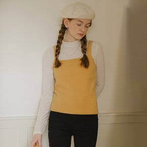 Cest_Knit layered two-piece set_Vest