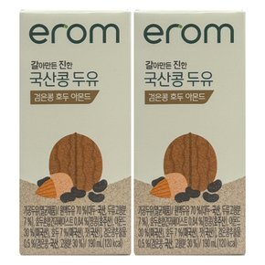 이롬 갈아만든 진한 국산콩 검은콩 호두 아몬드 두유 190ml 32팩