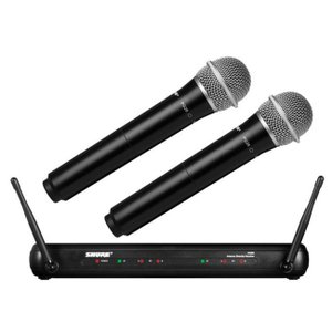  SHURE 무선 2채널 핸드마이크 2개 SVX288/PG28