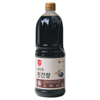  참진한 진간장 CJ 이츠웰 기본 프리미엄 간장 1.8L