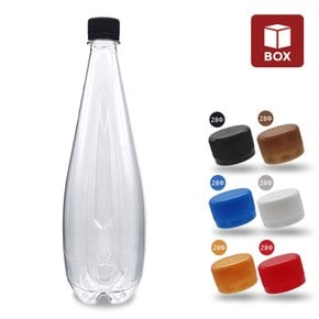 (1BOX) 투명 호프(효소)용기 1000ml (기본캡-80개입) 맥주 막걸리 음료 배달 페트병