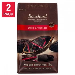  Bouchard보차드 벨기에 나폴리탄스 프리미엄 다크 초콜릿 910g, 2팩