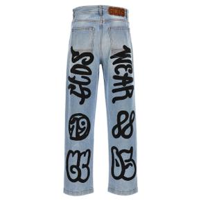 지씨디에스 Jeans FW23M35000155 Light Blue