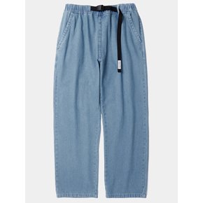 SL-LABEL BELTED ALL-ROUND DENIM PANTS 라이트데님