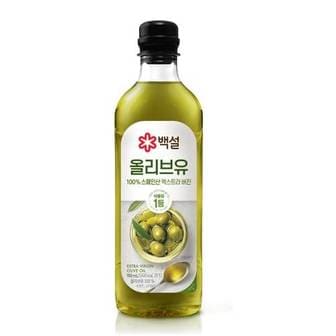 CJ제일제당 [1+1][쿠폰적용가 : 23,850원] 백설 엑스트라버진 올리브유 900ml
