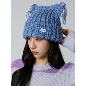 플라넷 캣 니트 비니 베이비 블루_Planet Cat Knit Beanie Baby Blue