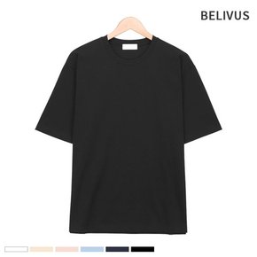 남자 반팔 반소매 여름 스판 베이직 티셔츠 BBN153