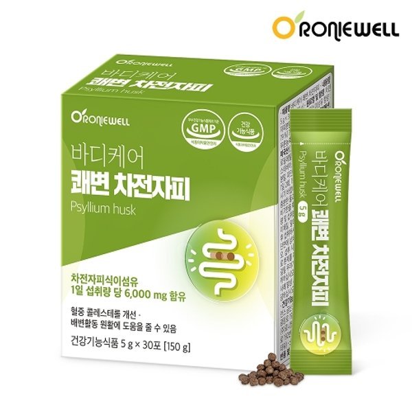 [로니웰] 바디케어 쾌변 차전자피 식이섬유 30포