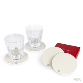 바카라 테이블웨어 옥타곤 코스터 세트 래커 아이보리 4PCS
