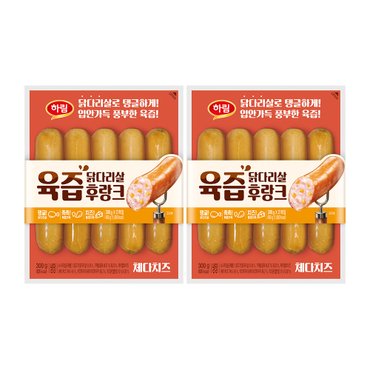  하림 육즙후랑크체다치즈 600g 2봉