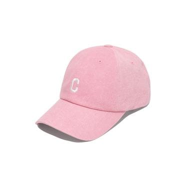 커버낫 [스탠다드 핏] 스몰 C 로고 피그먼트 볼캡 핑크(CO2407CA53PI)