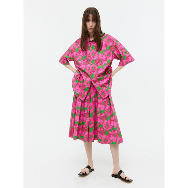 flower cotton flare sk (40s)
