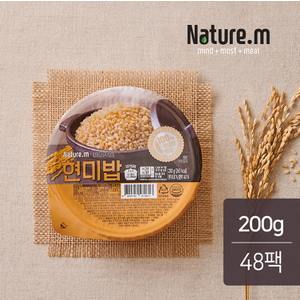 네이처엠 현미밥 200gx48팩(9.6kg)