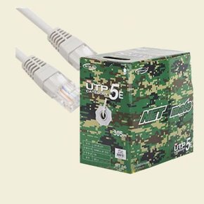 랜 케이블 랜선 인터넷선 단선 NM CAT.5E UTP 305m (WDEDDD5)