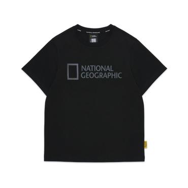 내셔널지오그래픽키즈 K255UTS030 빅로고 반팔티 BLACK