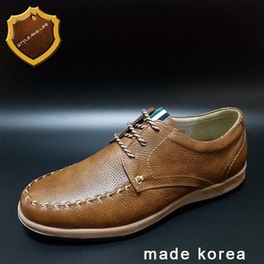 천연소가죽 남성 수제화 스니커즈 추천 SMM148 TAN-BROWN