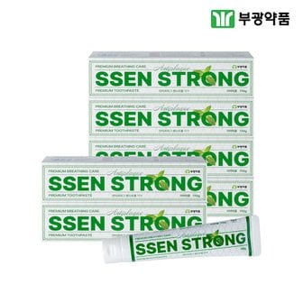 부광약품 안티프라그 쎈스트롱 프라그 제거 구취 입냄새제거 치약 125g 6개