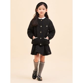 빈폴키즈 *SSG몰특가*[BEANPOLE KIDS] 면 퀼팅 치마바지  블랙 (BI3727G015)