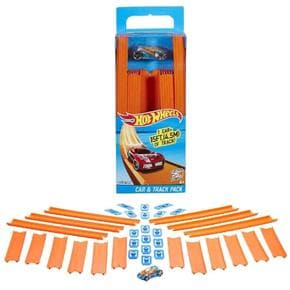 Hot Wheels 자동차 포함 트랙 빌더 스트레이트 트랙 Toy Car Track Set