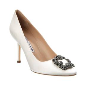 4858865 Manolo Blahnik Hangisi 90 Satin Pump