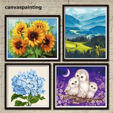  (1+1 사은품행사) 명화그리기 그림 유화 DIY 십자수