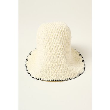 BCBG 크로쉐 버킷 모자 B4M0A501
