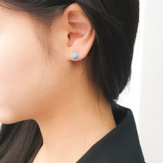 14k 터키석 귀걸이 6mm