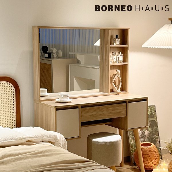 보루네오 엘리브 벨르 화장대 수납거울 세트 pn287