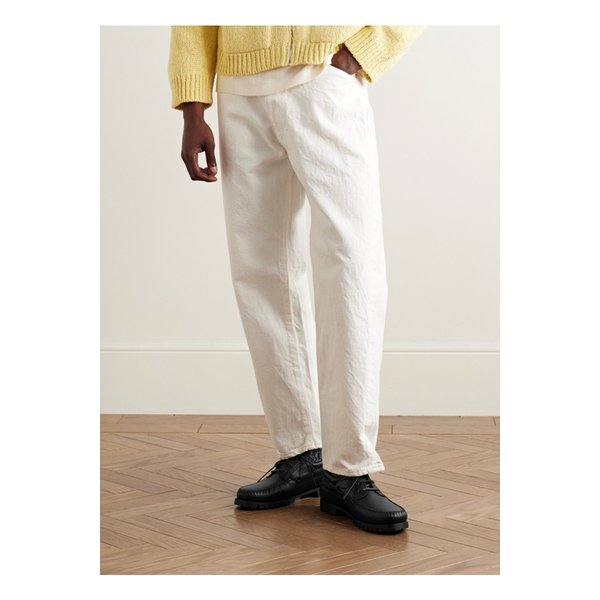 비니스 아즈텍 풀그레인 가죽 보트 슈즈 46376663162990612